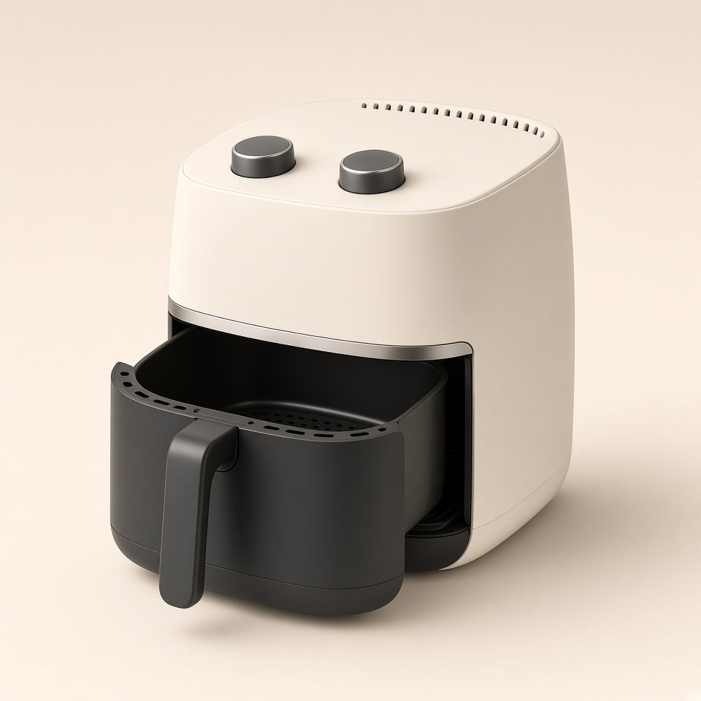 CUISINEA AirCook 5 avec le tiroir-panier ouvert